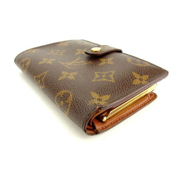 Louis Vuitton Wallet Monnaie Canvas Bifold Porte Monogram Brown - Picture 3 of 6